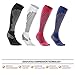 Compression Socks for Men & Women 4 Pairs - BEST Compression Stockings for Running, Medical, Athletic, Edema, Diabetic, Varicose Veins, Travel, Pregnancy, Shin Splints, Nursing. (S/M, 4Colors)
