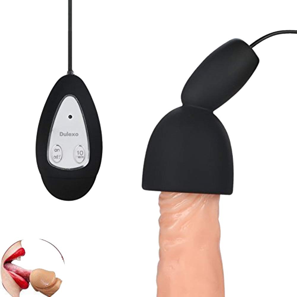 dulexo Vibromasseur Massager Masturbateur le pénis Tête érection Fonction la formation, fonction Tête de pénis Appareil de massage pour härtere longs et erektionen Stimulation Version de mise à niveau