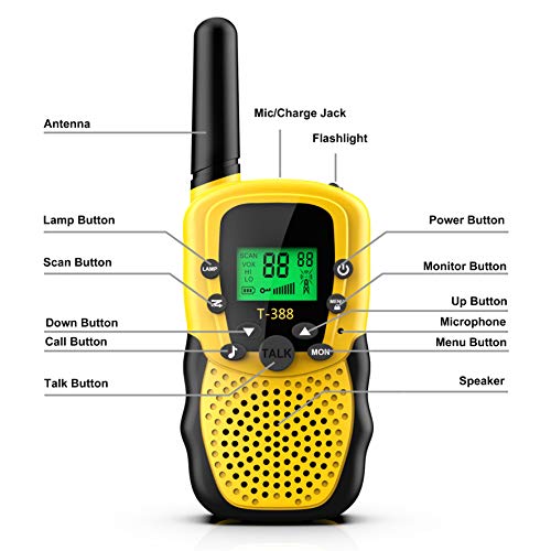 1 Walkies+Talkies+Channels+Handheld+Flashlight