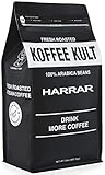 Koffee Kult Ethiopian Harrar Coffee - Whole Bean Coffee- Fresh Gourmet Single Origin - 1 Lb Bag (Whole Bean) - Packaging May Vary