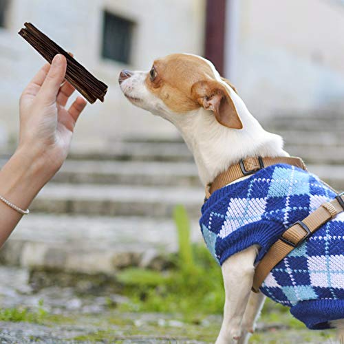 hotspot pets 6 Inch Beef Gullet Sticks for Dogs (10 Pack) | All Natural Esophagus Dog Chew Snacks | Hollow Jerky Treats Made from Grass Fed Cattle | Fantastic Alternative for Rawhide and Bully Sticks