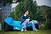MAMBLE Inflatable Lounger Sofa Portable Sofa Bed Air Sofa for Travelling, Camping, Beach, Park Blue