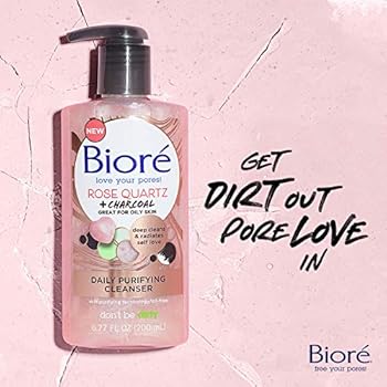 biore rose quartz cleanser review