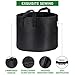 NAMOTEK 8-Pack 7 Gallon Grow Bags for Potato or Plant Container, Thickened Nonwoven Aeration Fabric Pot Plant Grow Bags with Handledthumb 2