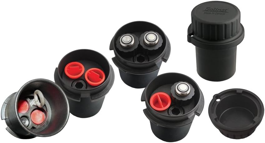 Solinst 110099 2" Well Cap Assembly for The Levelogger, 3/8" Shackle Diameter Lock can be Used, Provide Options for Wireline, Kevlar Cable or Direct Read Cable, 4.5" Height