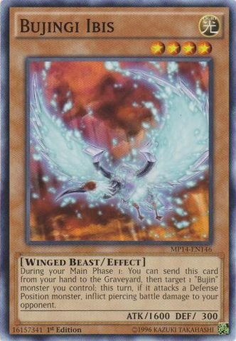 Yu-Gi-Oh! - Bujingi Ibis (MP14-EN146) - Mega Pack 2014 - 1st Edition - Common