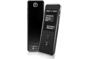 YOOFACHA Translator Device,Language Translator Device No WiFi Needed,Two-Way Instant Portable Voice&Photo&Recording Translator,Support 15 Languages Offline Translation and 136 Languages Online Translation