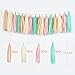 Litaus Tri-Color Birthday Decorations, Party Decorations Supplies, Happy Birthday Banner, Party Balloons, Paper Flowers for Kids Girls Birthday, 1st Birthday Girl Decorations, Birthday Party Supplies