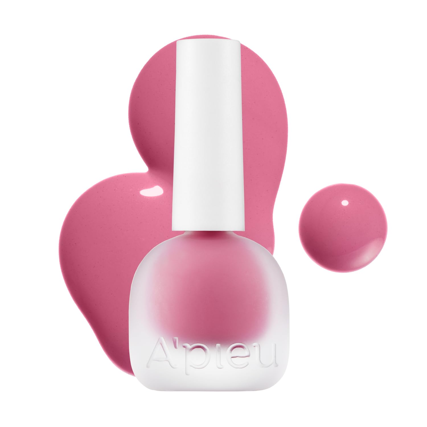 A'PIEU JUICY-PANG WATER BLUSHER - Moisturizing finish - Easy blending blusher - Natural look - K-beauty (Raspberry - PK02)