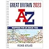 Great Britain A-Z Road Atlas 2023 (A4 Spiral) Spiral-bound – 1 oktober 2022