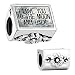 CharmsStory New Jewelry I Love You To The Moon and Back Flower Charms Sale Cheap Beads Fit Pandora Bracelet Gifts