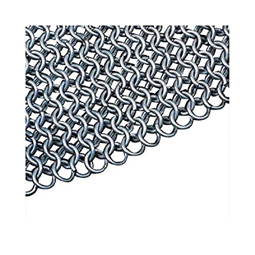 Chainmail Armor Coif Medieval Costume Metallic One Size