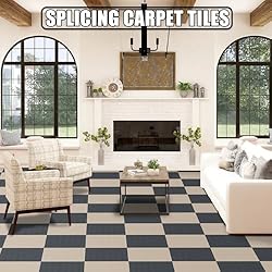 CUCOS Carpet Tiles Self Adhesive, Glue-Free
