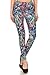Leggings Depot Women's Pemium Quality Ultra Soft Printed Fashion Leggings -Regular and Plus Sizes (One Size: Small / Medium, Hummingbird Paradise)