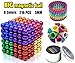 Coolpay 8 Colors 216 Pcs 5MM Magnets DIY Toys Magnetic Fidget Blocks Building Blocks for Development of Intelligence Learning and Stress Relief Gift for Adults or Kids