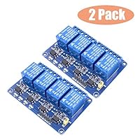 Huayao 2pcs 4 Channel DC 5V Relay Module with Optocoupler for Arduino UNO R3 MEGA 2560 1280 DSP ARM PIC AVR STM32 Raspberry Pi