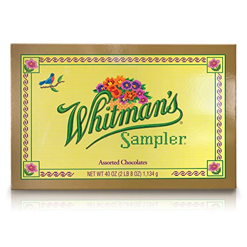 Russell Stover Whitman's Giant Sampler Assorted Chocolates Box, 40 Ounce