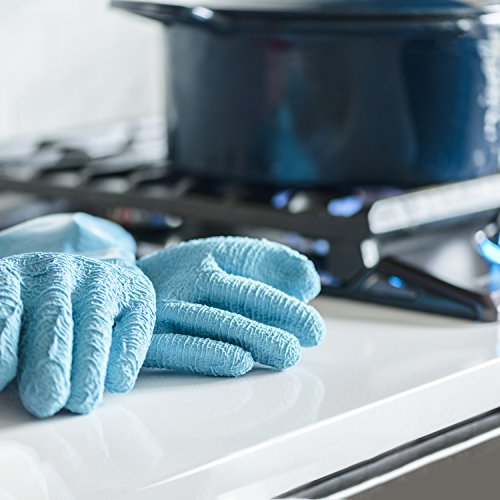 Grill Armor Revolutionary Oven Gloves – The Only Heat Resistant Gloves That Are Both EN407 Certified Up To 932°F & 100% Waterproof – BBQ Gloves For Cooking, Grilling, Baking - Thumbnail 3