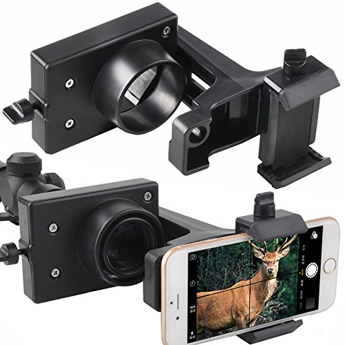 Rifle Scope Smartphone Mount Adapter for Semi Auto Rifles - Smart Phone Mount - Record Hunt in the Screen (Smartphone Scope Mount - Type I)