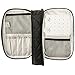 ELLIS JAMES DESIGNS Travel Makeup Bag - Make Up Travel Bag - Makeup Brush Case With Compartments Soft Padded Travel Jewelry Roll and Make Up Bags 2-in-1 Cosmetic Cases No Tangle Necklace Case