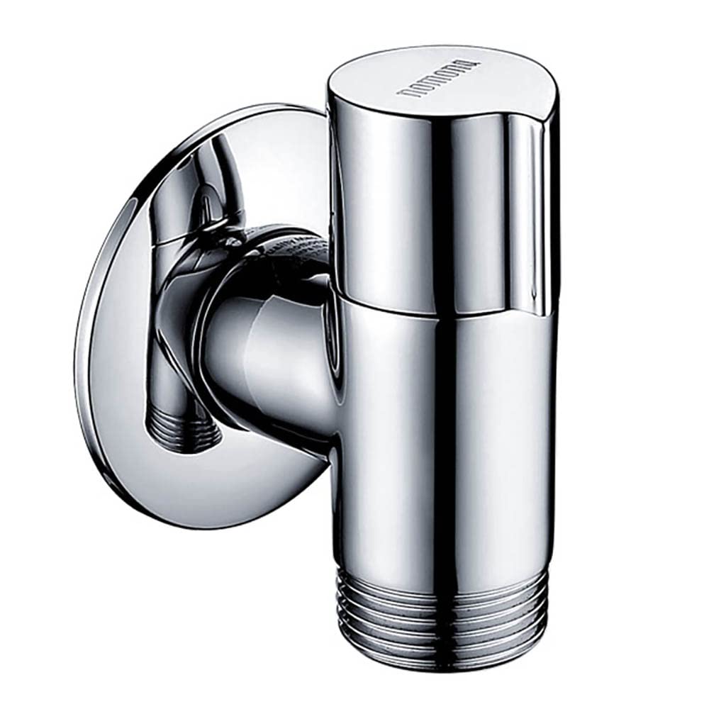 nomona Appliance Valve for Washing Machines,G1/2 Inch to G3/4 Inch Device Valve,Wall Mounted Thickness Soild Brass Angle Valve for Dishwashers,Water Valve with Backflow Preventer