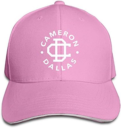 REBORN Cameron Dallas Logo Adjustable Casquette Baseball Hip Hop Cap Pink
