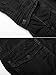 OCHENTA Men's Cotton Washed Multi Pockets Military Cargo Pant #3380 Black 34