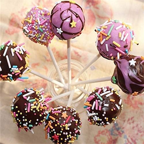 Chocolate Tools - 100pcs Pop Sucker Stick Food Grade Plastic Lolly Lollipop Candy Chocolate Modelling Mould Stand - Sticks Tools Dispenser Decoration Chocolate Models Mold Plastic Equipme