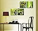 Contemporary Zen Art Giclee Canvas Prints Framed Canvas Wall Art for Home Decor Perfect 4 Panels Wall Decorations for Living Room Bedroom Office Each Panel Size:12x12inch