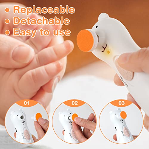 haakaa Electric Nail Trimmer Replacement Pads Baby Nail Trimmer Heads