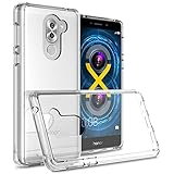 Honor 6X Case, Huawei Mate 9 Lite Case, CoverON [ClearGuard Series] Hard Clear Back Cover with Flexible TPU Bumpers Slim Fit Phone Cover Case for Huawei Honor 6X / Mate 9 Lite - Clear