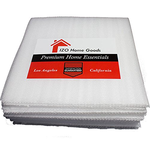 Value Deal (100 Count) 12” x 12” Cushion Foam Sheets, Packing Foam Perfect for Moving, Safely Wrap Dishes, Protect Fragile Glasses - Thumbnail 3