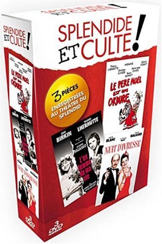 Coffret Le Théâtre C'est Splendide - Le Père Noël Est Une Ordure + L'ex Femme De Ma Vie + Nuit D'ivresse