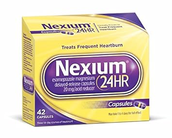 How much nexium can you take in a day doing nothing