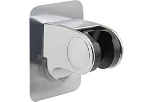 Dohia Shower Head Holder Strong Adhesive Adjustable Handheld Shower Wand Holder No Drilling Wall Mount Bracket D1-HSZJ