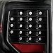 Xtune 2007-2013 Tundra Black Full LED (Running, Brake, Signal, Reverse) Tail Lights 2008 2009 2010 2011 2012 Pair L+R