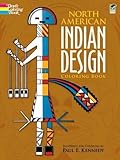 North American Indian Design Coloring Book (Dover Design Coloring Books) by