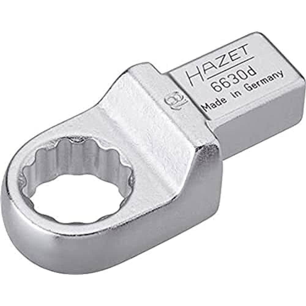 HAZET 6630D-19 65.3 mm 12-Point Traction Profile Insert Box-End Wrench - Chrome-Plated