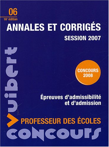 Annales et corrigés