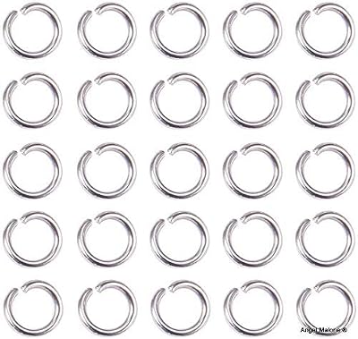 Angel Malone 50pcs 10mm Super Strong Stainless Steel Jump Rings UK Seller