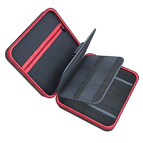 2DS Carrying Case, 6amLifestyle Nintendo 2DS Bag Premium Zipper Hard Shell Carrying Pouch with Mesh Pocket