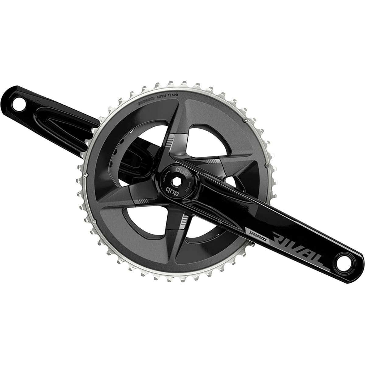 SRAM Corporation Europe Unisex - Adult Rival Chainrings, Black, 175 mm, 47.5 mm