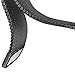 20mm Magnetic Milanese Loop Stainless Steel Magnet Watch Band For 20mm Pebble Time Round, Gear S2 Classic SM-R7320 (YESOO Retail Packaging - 180 Days Warranty) (Black)