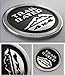 Yoaoo-oem® Auto Tuning 2pcs(1set) Oem for Jeep Trail Rated 4x4 Nameplate Emblem Wrangler Grand Cherokee Liberty Badge Sticky Back Logo Trailhawk 2014 (Black)