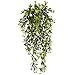 NAHUAA Artificial Hanging Vine, 2pcs 30 inches Outdoor Fake Hanging Plants Luxuriant Wall Hang Garland Porch Patio Arch Balcony Basket Garden Party Wedding Decorations