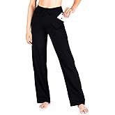 Yogipace Women's Petite/Regular/Tall Straight Leg Relaxed Fit Yoga Pants, Lightweight Lounge Sweatpants