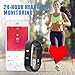 LETSCOM Fitness Tracker HR, Heart Rate Monitor Watch with Sleep Monitor Step Counter Pedometer, Waterproof Smart Fitness Watch, Activity Tracker for Kids Women and Men