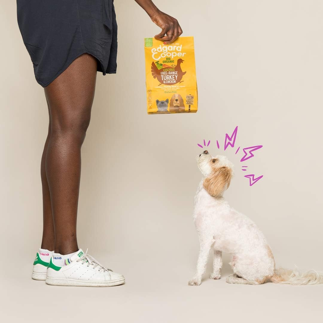 Edgard & Cooper Dry Dog Food For Medium Breed Adult Dogs (2.5kg), Organic Turkey & Chicken, Organic Ingredients - Image 5