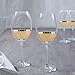 LA JOLIE MUSE Wine Glasses 4 Pack Glassware Set, Gold Plated Premium Drinkware Toasting Glasses, Holiday Party Gifts