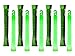 12 Ultra Bright Glow Sticks - Emergency Light Sticks for Camping Accessories, Parties, Hurricane Supplies, Earthquake, Survival Kit and More - Lasts Over 12 Hours (Green) primary